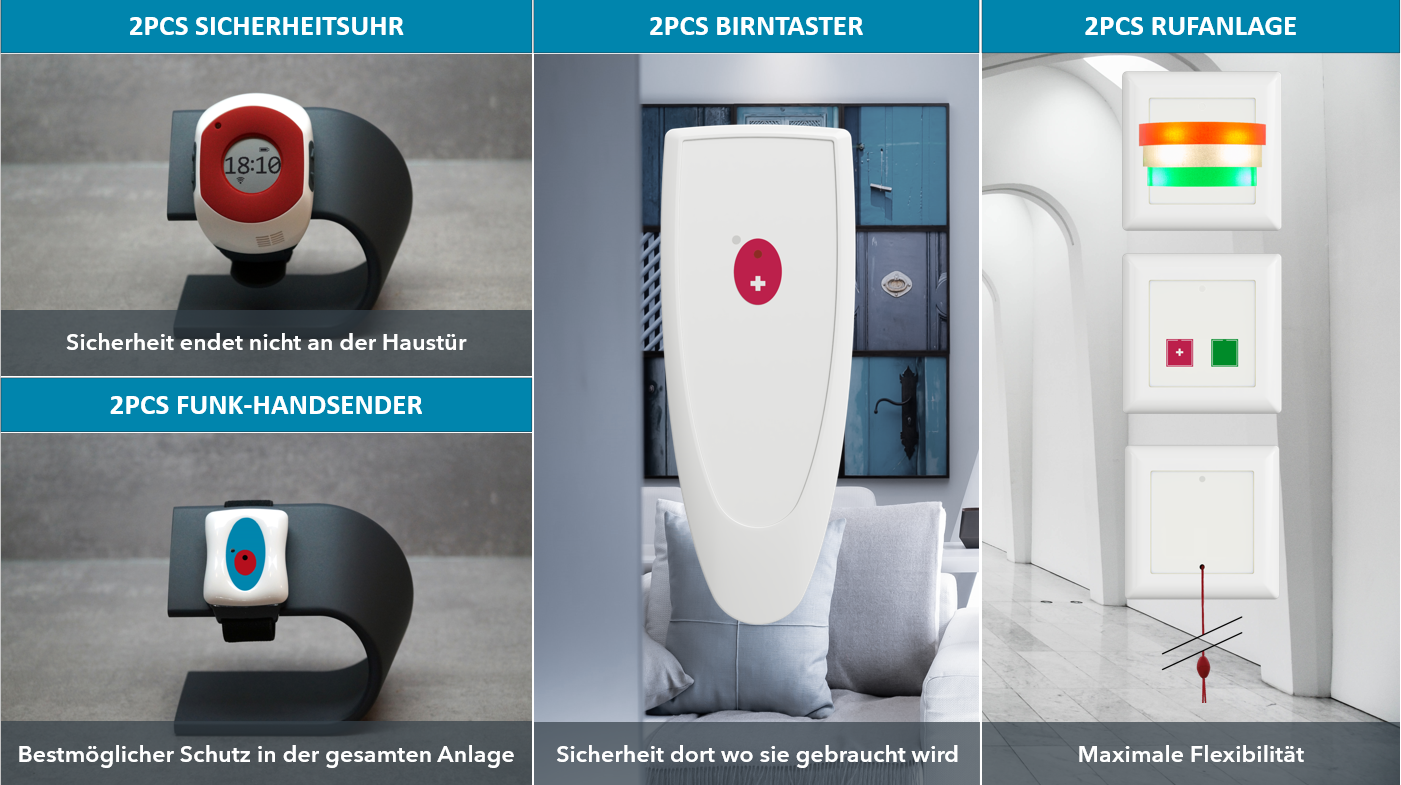 Sicherheitssystem, Senioren, Krankenhaus, Altenheim, Seniorenheim, Empfangseinheit, Signalleuchte, Knöpfe, Schalter